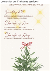 Presbyterian and Anglican Church Christmas Services